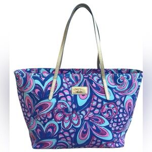 Lilly Pulitzer Paisley Canvas Tote